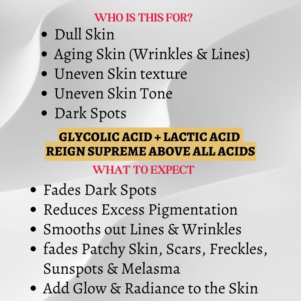 Glycolic + Lactic Acid Resurfacing Peel